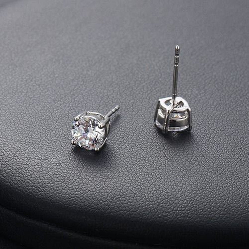Classic Silver Stud Earrings | S925 Sterling Silver
