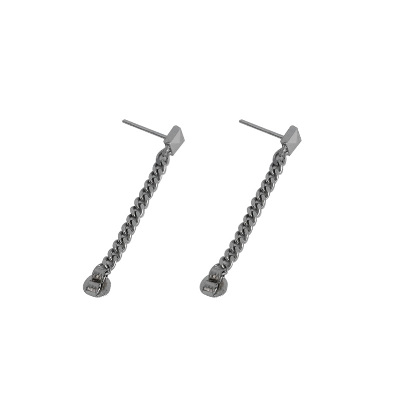 Geometric Tassel Earrings | S925 Sterling Silver