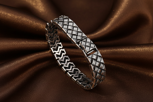Cross Woven Line Bracelet | S925 Sterling Silver