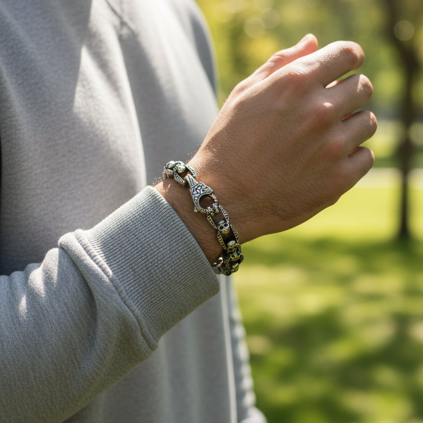 Skull Bracelet | S925 Thai Silver