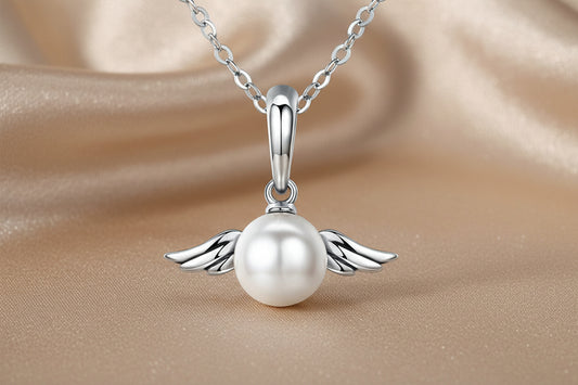Angelic Pearl Pendant | S925 Sterling Silver