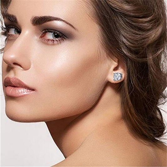 Classic Silver Stud Earrings | S925 Sterling Silver