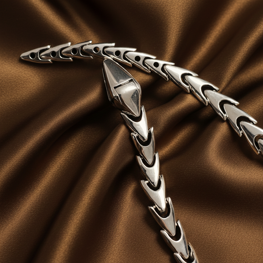 Modernized Snake Chain Bracelet | S925 Sterling Silver