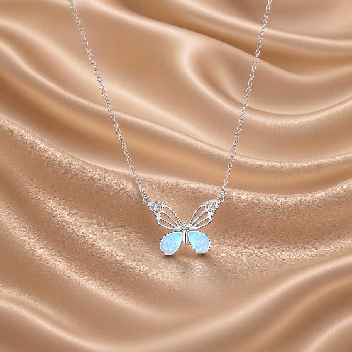 Butterfly Metamorphosis Necklace | S925 Sterling Silver