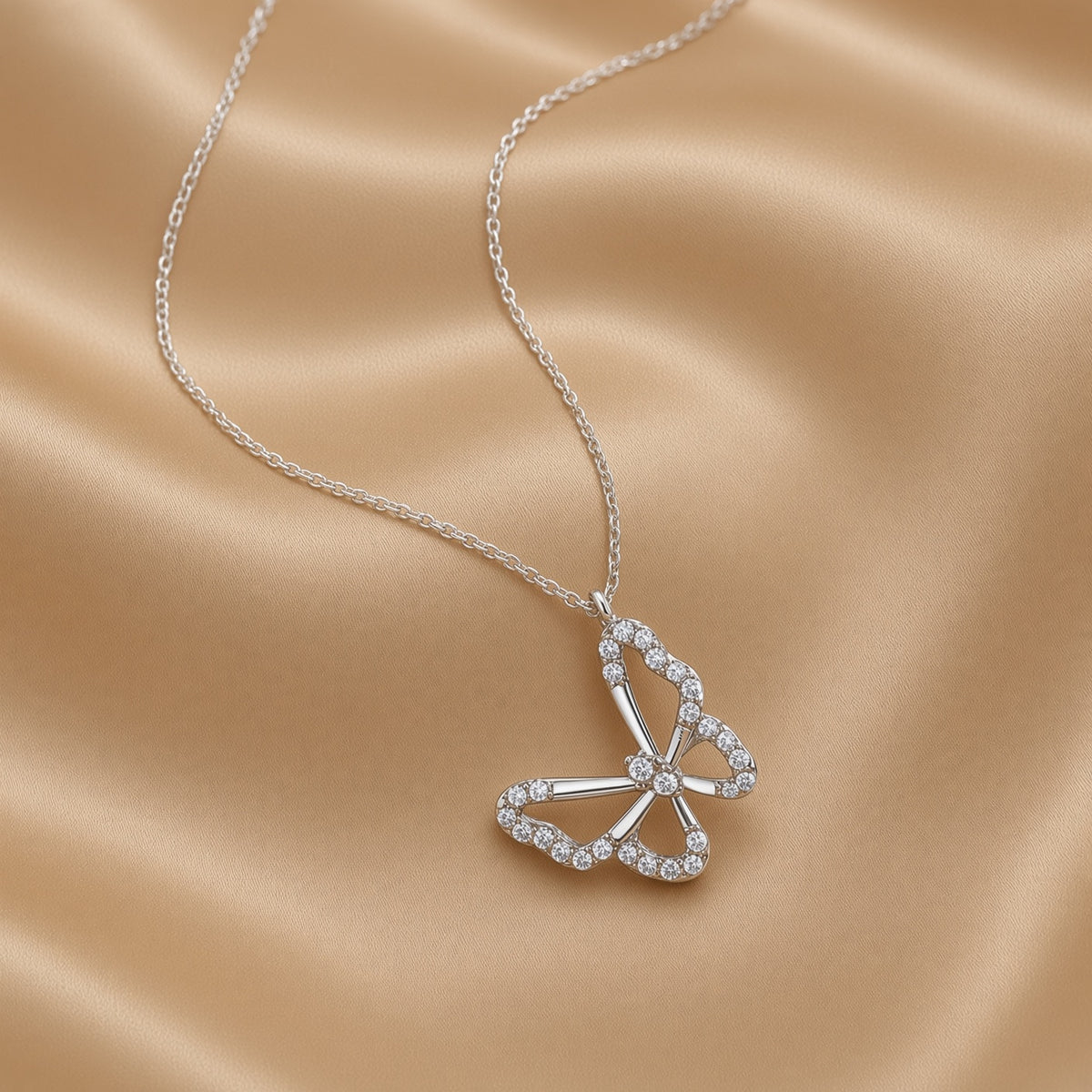 Butterfly Fairy Necklace | S925 Sterling Silver