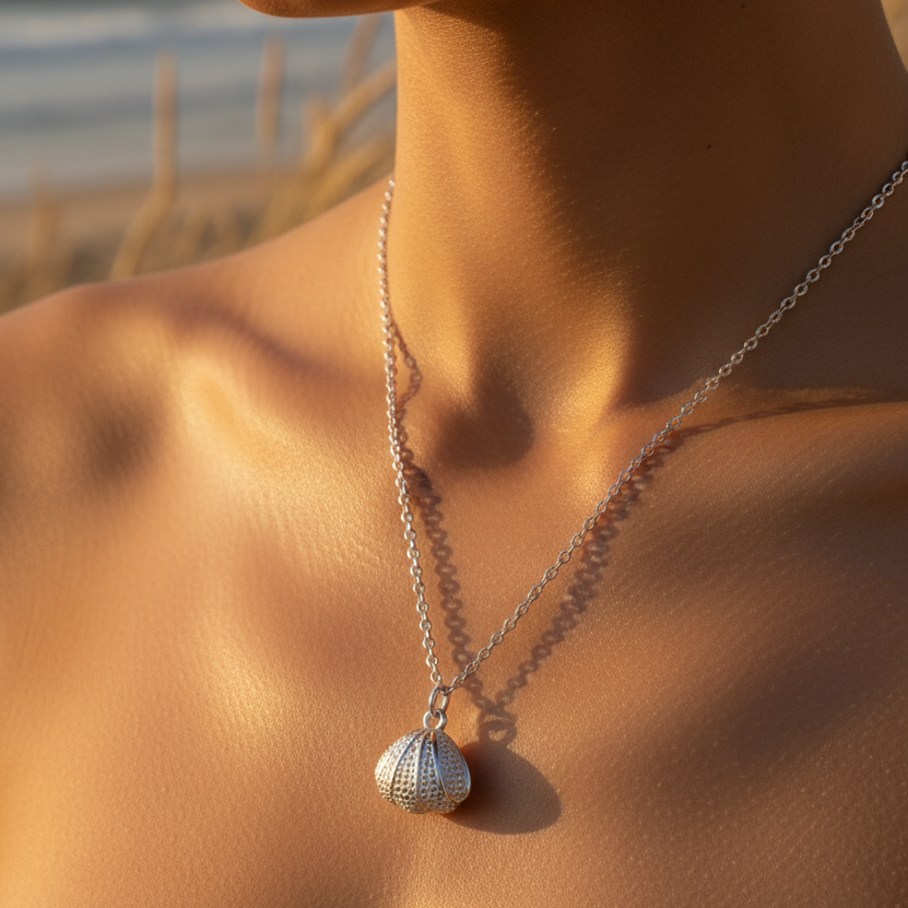 Oyster Shell Pearl Necklace | S925 Sterling Silver