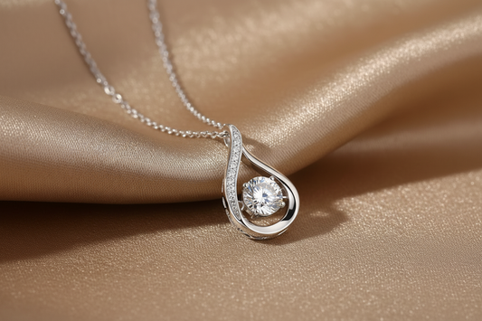 Moissanite Pendant Necklace | S925 Sterling Silver