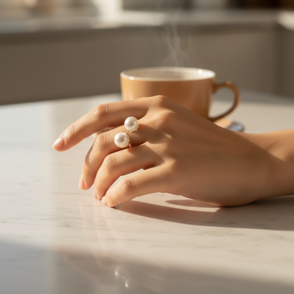 Freshwater Pearl Ring | S925 Sterling Silver