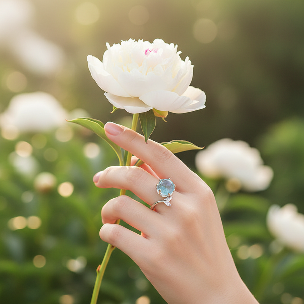 Mermaid Foam Ring | S925 Sterling Silver
