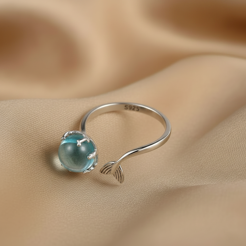 Mermaid Foam Ring | S925 Sterling Silver