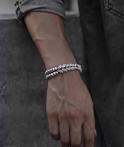 Wheat Ear Bracelet | S999 Sterling Silver