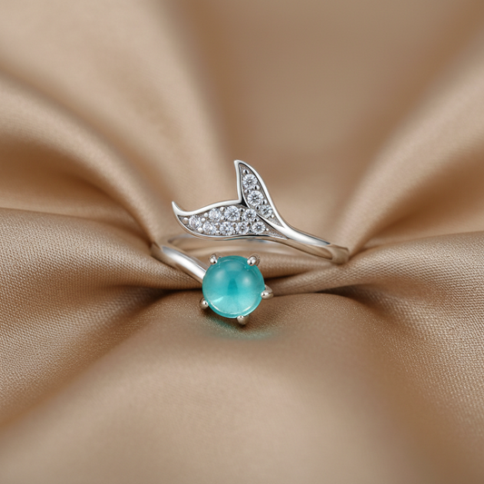 Mermaid Tears Ring | S925 Sterling Silver