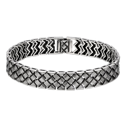Cross Woven Line Bracelet | S925 Sterling Silver