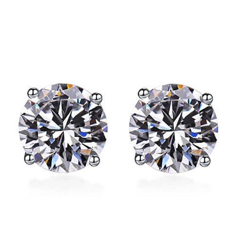 Classic Silver Stud Earrings | S925 Sterling Silver