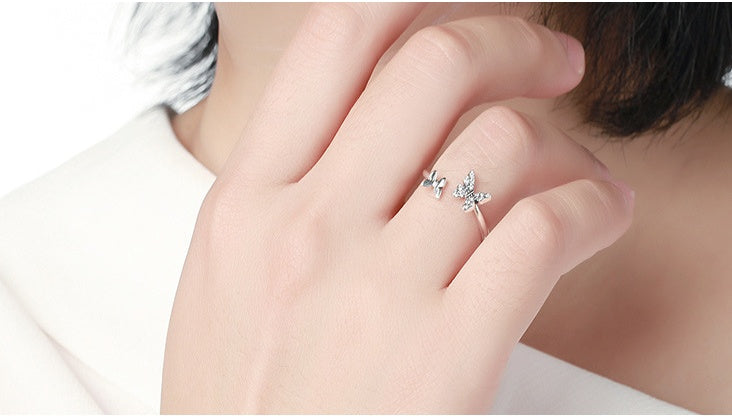 Butterfly Duality Ring | S925 Sterling Silver