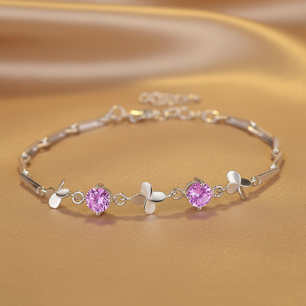 Lucky Clover Bracelet | S925 Sterling Silver