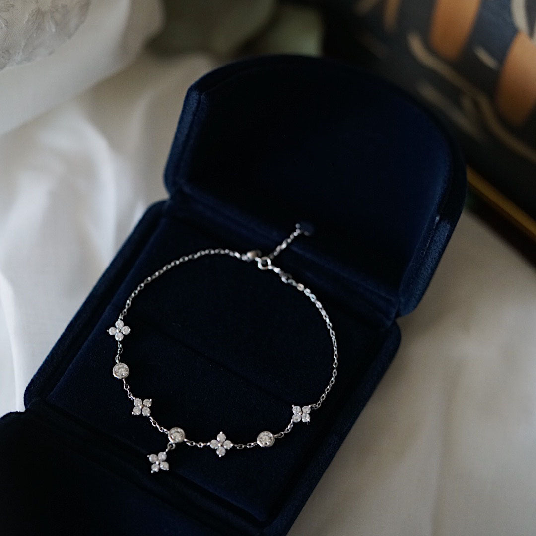 Four-Leaf Clover Bracelet | S925 Sterling Silver
