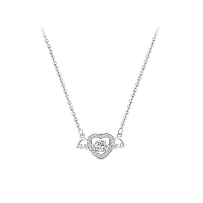 Angel Heart Necklace | S925 Sterling Silver