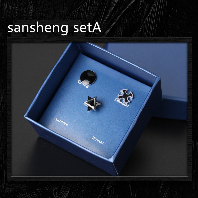 Men's Single Stud Earring | S925 Sterling Silver