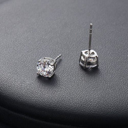 Classic Silver Stud Earrings | S925 Sterling Silver