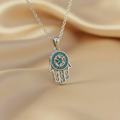 Zircon Pendant Necklace | S925 Sterling Silver