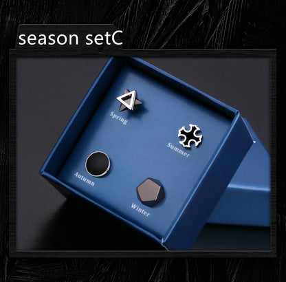 Men's Single Stud Earring | S925 Sterling Silver