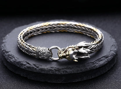 Handmade Faucet Woven Bracelet | S925 Sterling Silver
