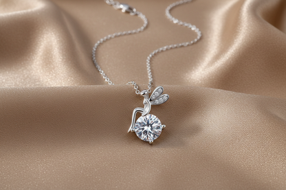 Moissanite Fairy Chain Necklace | S925 Sterling Silver