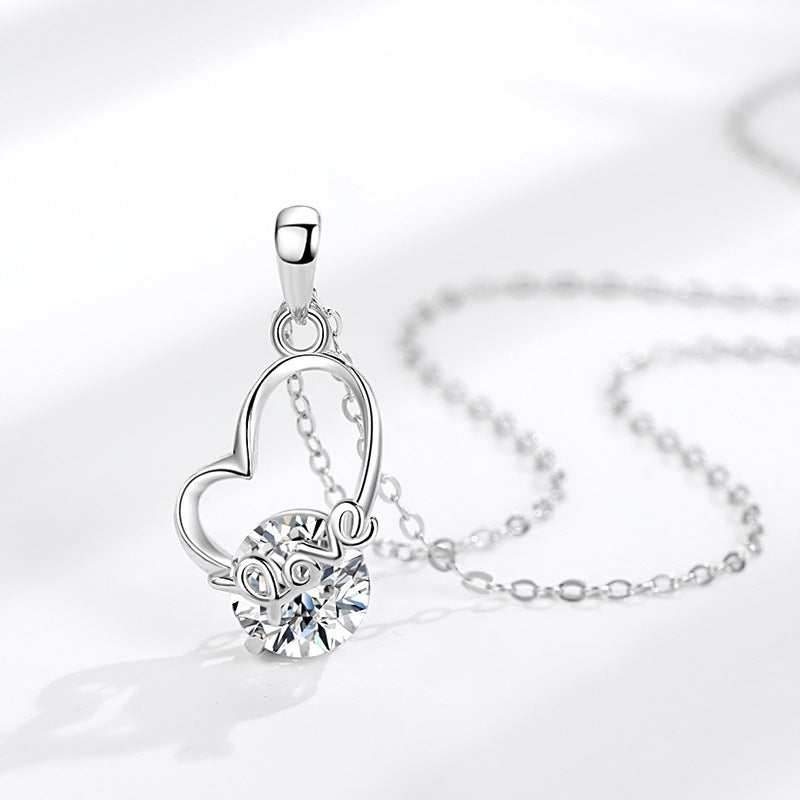Collier Amour | Argent Sterling S925 Zircon