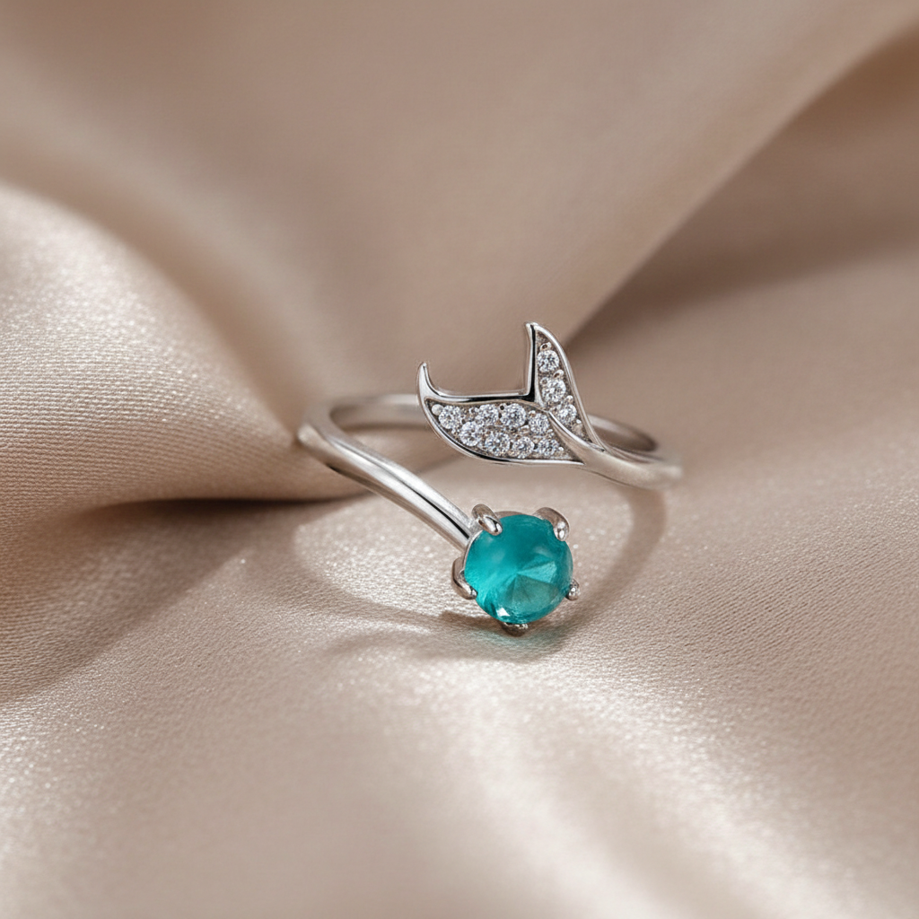 Mermaid Tears Ring | S925 Sterling Silver