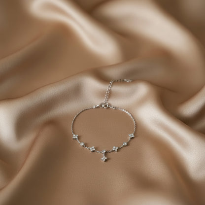 Four-Leaf Clover Bracelet | S925 Sterling Silver