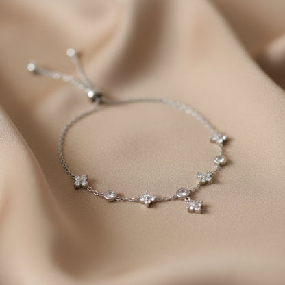 Four-Leaf Clover Bracelet | S925 Sterling Silver