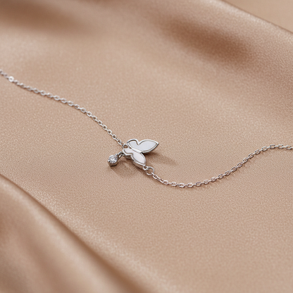 Butterfly Shell Bracelet | S925 Sterling Silver