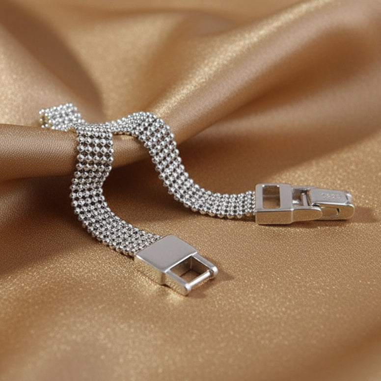 Minimalist Silver Bracelet | S925 Sterling Silver