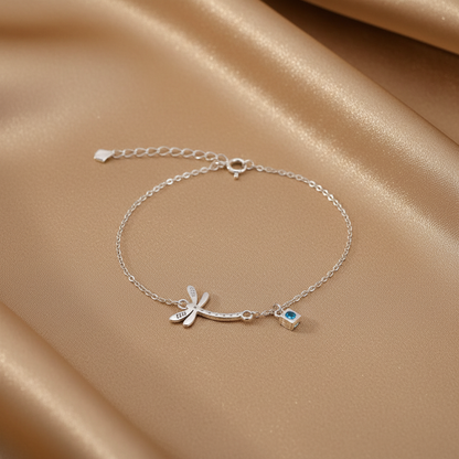 Spring Dragonfly Bracelet | S925 Sterling Silver