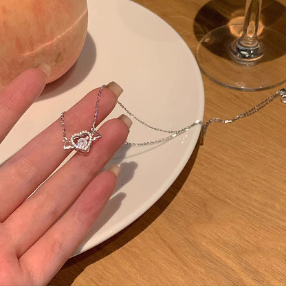 Angel Heart Necklace | S925 Sterling Silver