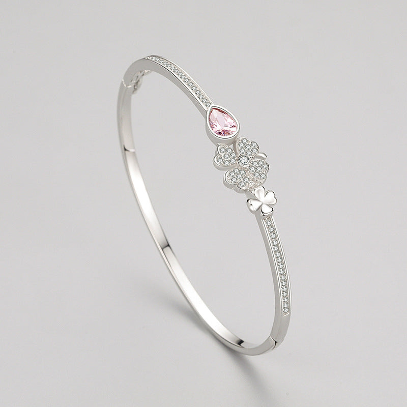 Four-Leaf Clover Bracelet | S925 Sterling Silver