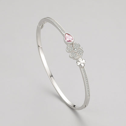 Four-Leaf Clover Bracelet | S925 Sterling Silver