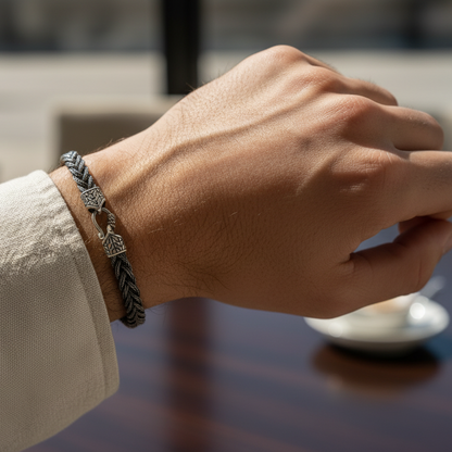 Hand-woven Braided Bracelet | S925 Sterling Silver