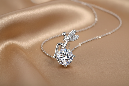 Moissanite Fairy Chain Necklace | S925 Sterling Silver