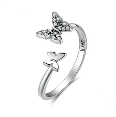 Butterfly Duality Ring | S925 Sterling Silver
