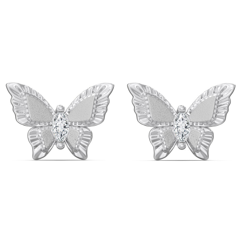 Butterfly Stud Earrings | S925 Sterling Silver