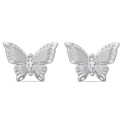 Butterfly Stud Earrings | S925 Sterling Silver
