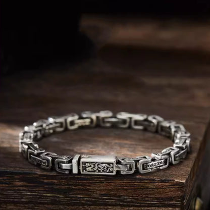Six Character Mantra Bracelet | S925 Sterling Silver
