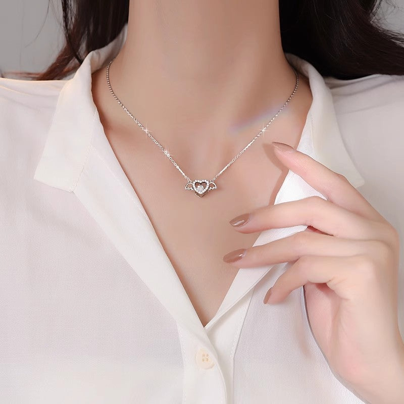 Angel Heart Necklace | S925 Sterling Silver