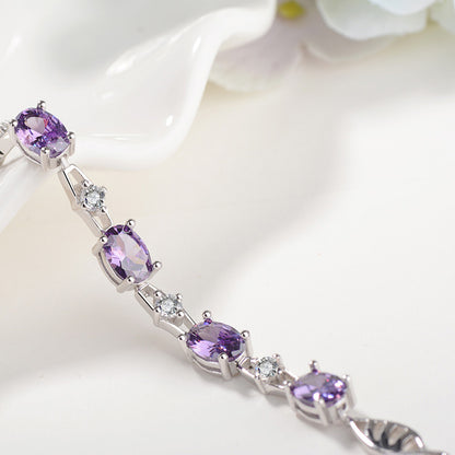 Purple Star Bracelet | S925 Sterling Silver