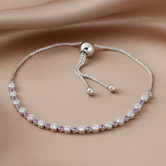 Sliding Adjustable Telescopic Bracelet | S925 Sterling Silver