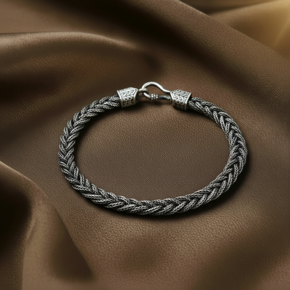 Hand-woven Braided Bracelet | S925 Sterling Silver