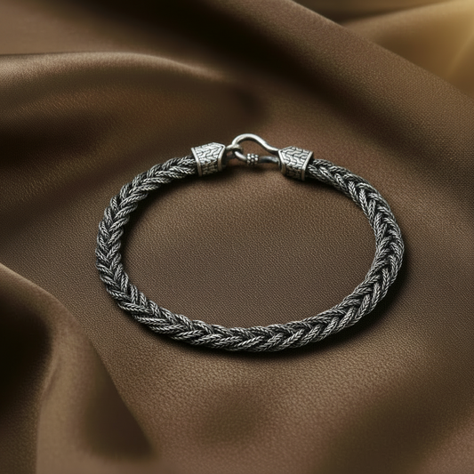Hand-woven Braided Bracelet | S925 Sterling Silver