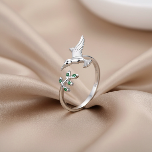 Natures Free Spirit Adjustable Ring | S925 Sterling Silver